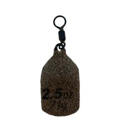 KORDA PLOMBS TEXTURE SQUARE PEAR SWIVEL KORDA 71gr