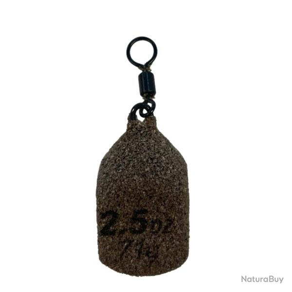 KORDA PLOMBS TEXTURE SQUARE PEAR SWIVEL KORDA 98gr
