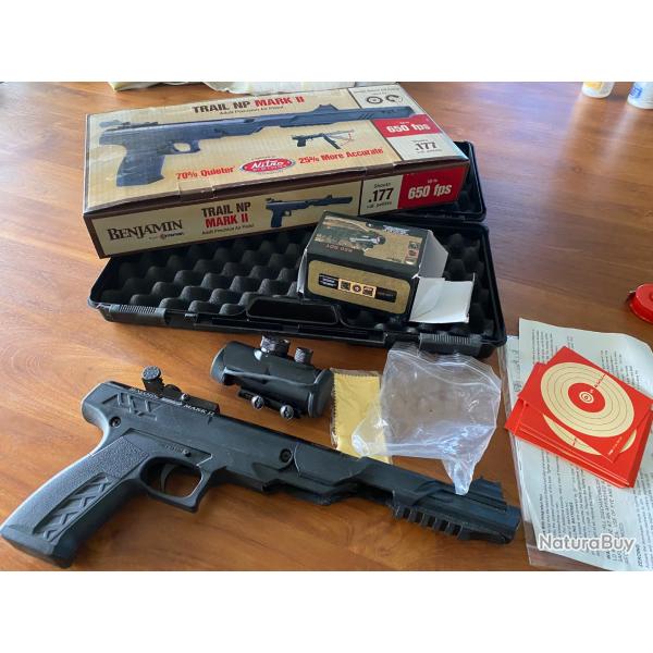 Pistolet Benjamin crossant Nitro piston Mark II Neuf + accessoires