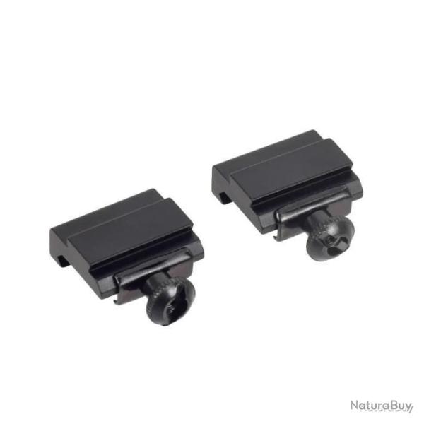 2 CONVERTISSEURS RAIL PICATINNY 20mm VERS 11mm - LIVRAISON GRATUITE