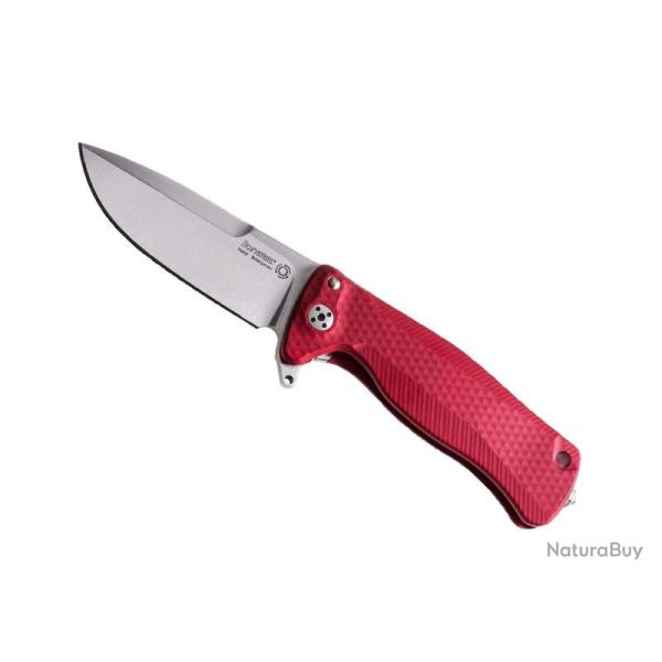 COUTEAU LIONSTEEL SR22 ALUMINIUM ROUGE