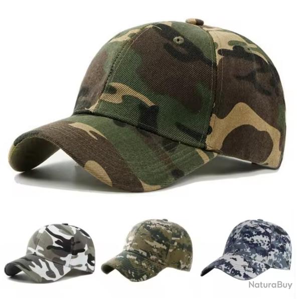 TOP ENCHERE ....Casquette camouflage coloris au choix