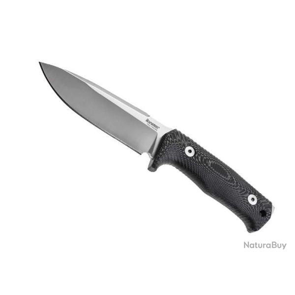 POIGNARD LIONSTEEL T5 MICARTA GRIS/NOIR