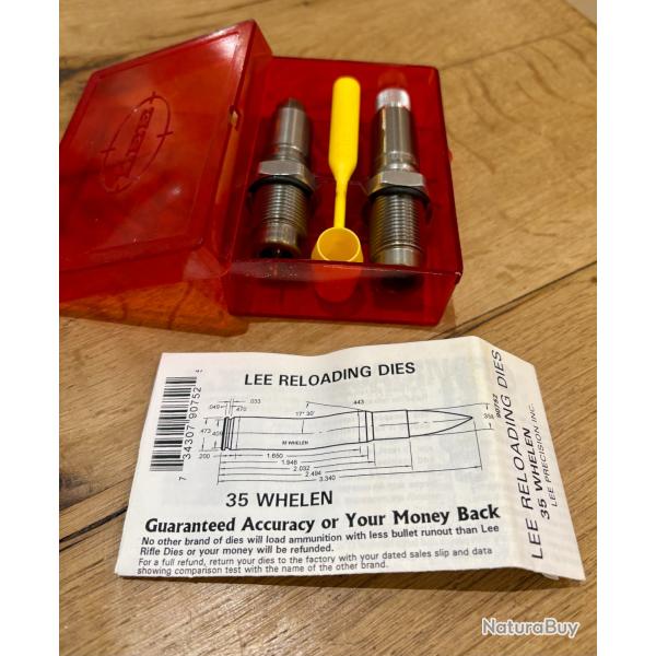 Jeux d'outils Lee  Calibre 35 WHELEN ( 90752 ) sans  shell holder NN