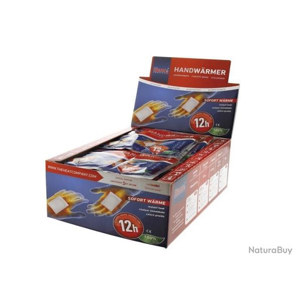 Lot de 40 chauffes mains THE HEAT COMPANY HANDWARMER 12H