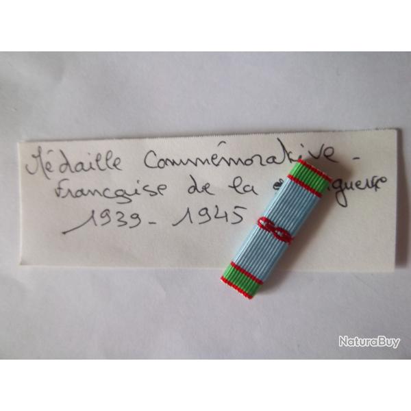 barrette de rappel dixmude m�daille comm�morative 1939-1945