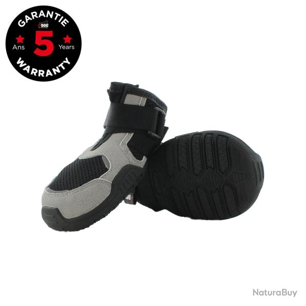Chaussures pour chien PAD N'PROTECT AIR KHAN Noir taille 70mm I-DOG marque Franaise