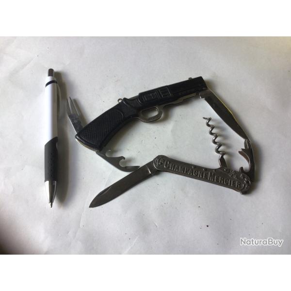 VENDU PAR LE-CUIRASSIER LOT N�15 DE 2 COUTEAUX PUBLICITAIRE