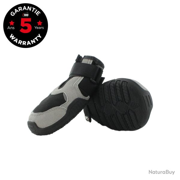 Chaussures pour chien PAD N'PROTECT POLAR KHAN Noir taille 64mm I-DOG marque Franaise