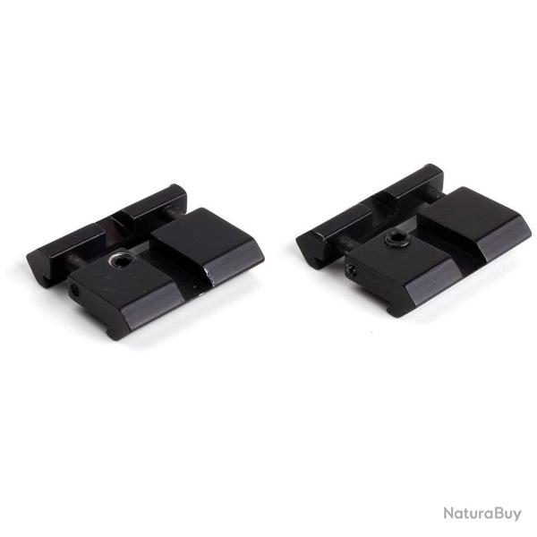 2 CONVERTISSEURS PICATINNY/WEAVER 11mm VERS 20mm - LIVRAISON GRATUITE