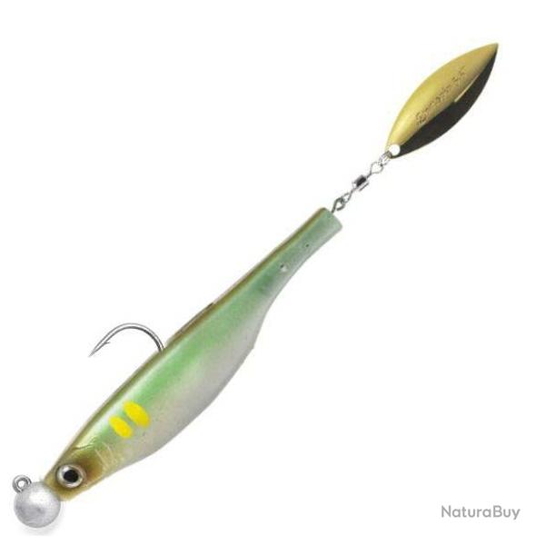 Leurre Souple Hyperlastic Dartspin Jig Head 12cm 12g - Ayu Gold