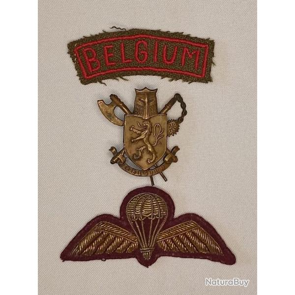 Insigne Bataillon BELGE en COREE brevet Para BUNC 51/54
