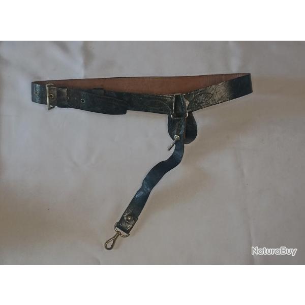 Ceinturon Officier Fran�ais porte �p�e XIX�me