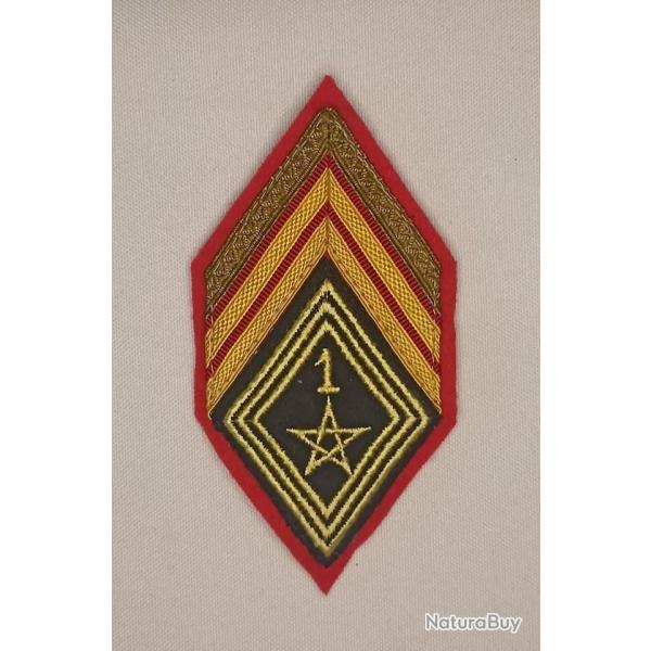 Insigne losange 45 grade Sergent 1er SPAHIS vintage