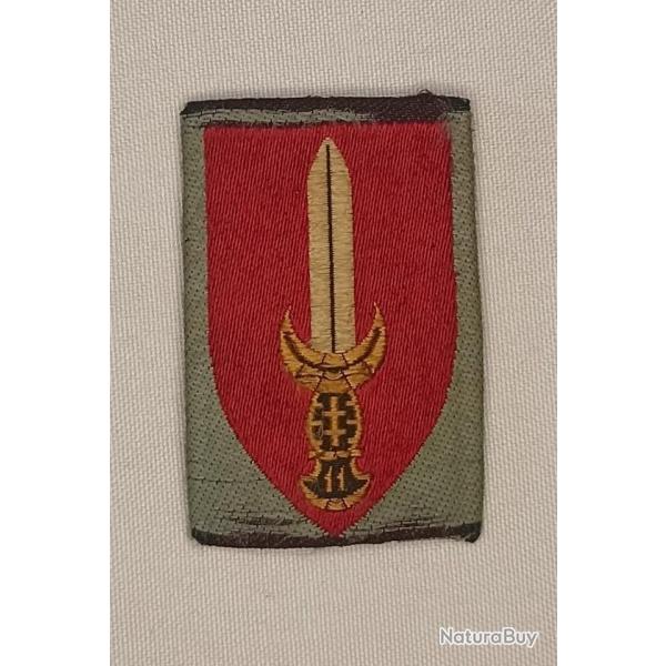 Insigne tissu 11�me Division d'Infanterie guerre d'Alg�rie