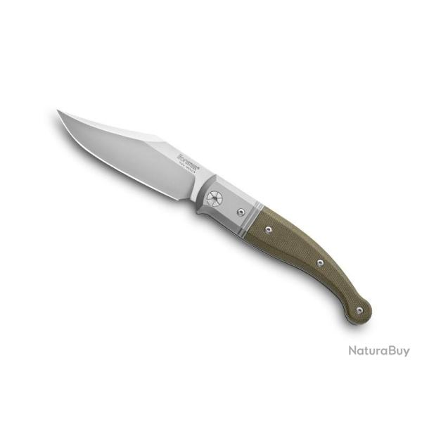 COUTEAU LIONSTEEL GITANO MICARTA VERT