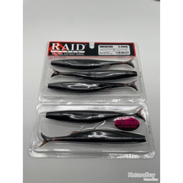 Leurre souple Raid Japan fantastick 5,8" scupernong