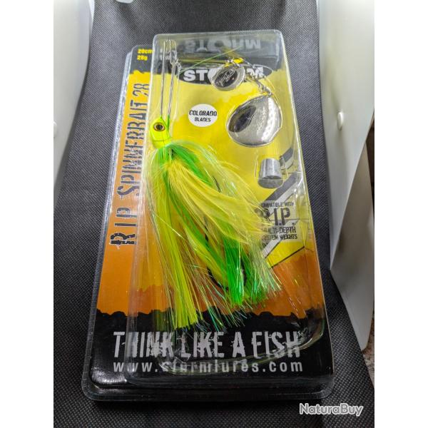 Lot pche n45 / STORM DESTOCKAGE !!RIP SPINNERBAIT 28.