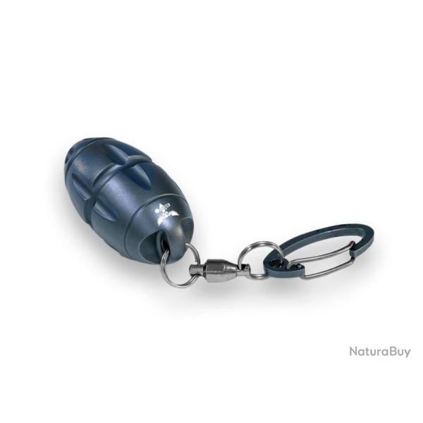 OUTIL PORTE-CLES LIONSTEEL EGGIE KEYCHAIN TITANIUM BLEU