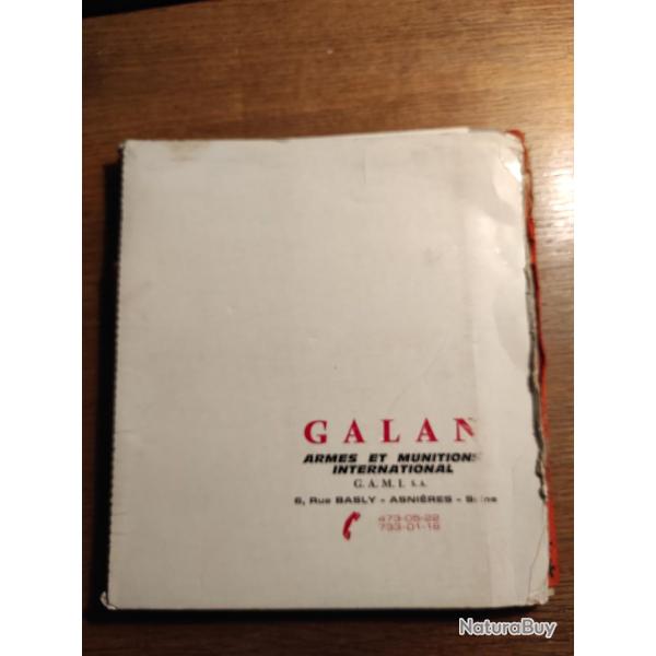 Ancien catalogue Armes et Munitions Galan GAMI destin aux armureries  Crosman ERMA Marlin Centaure