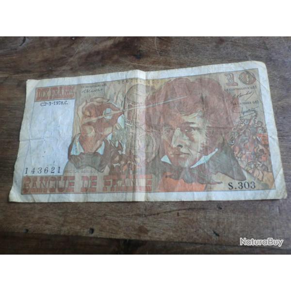 billet dix francs  hector berlioz  / C.2.3.1978.C / S.303