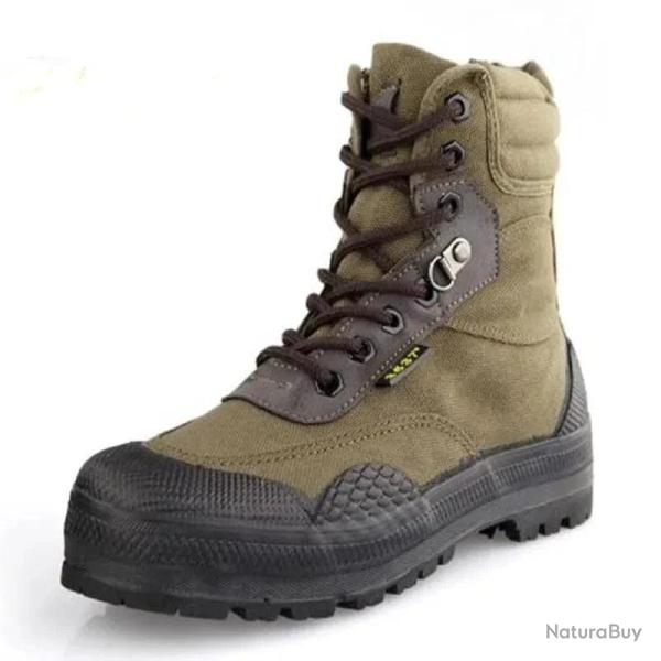 Bottes tactiques Echo Step TOMITANY toile Kaki