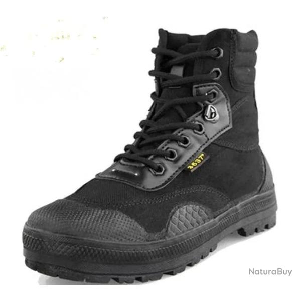 Bottes tactiques Echo Step TOMITANY toile Noir