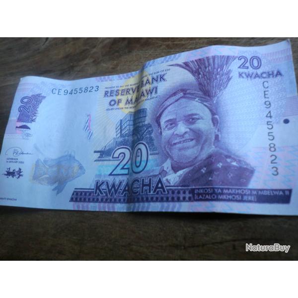 billet 20 kwacha   / CE 9455823