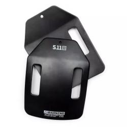 2 Plaques lest&eacute;es 3,9 kg Noir
