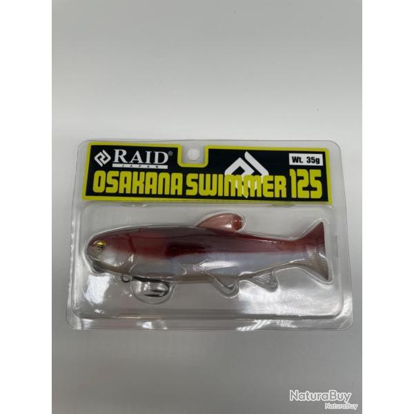 Leurre souple Raid Japan osakana swimmer 125 Pearl wakasagi
