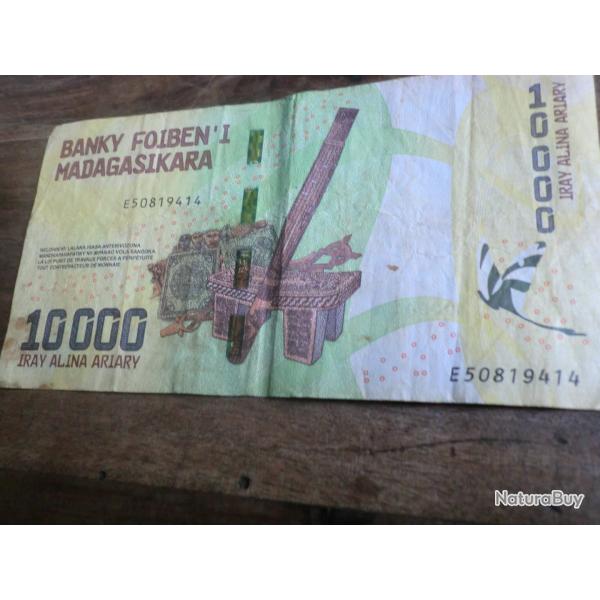 billet 10000 ariary  / E50819414