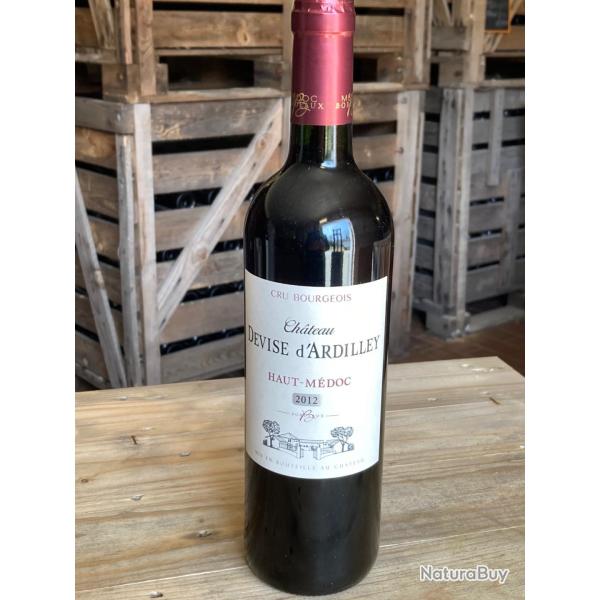 Chteau Devise d'Ardilley 2012 - Haut Mdoc - Cru Bourgeois  - 12 bouteilles