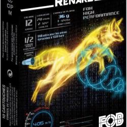 FOB Super Chasse Renard HP 12/70 36 g - Plomb n&deg;1 cuivre & 2 durci