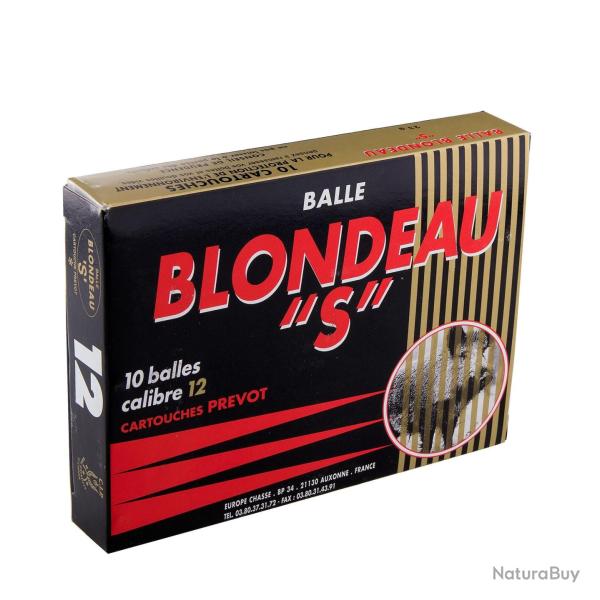 Cartouche Prevot � balle Blondeau 'S' - Cal. 12/70