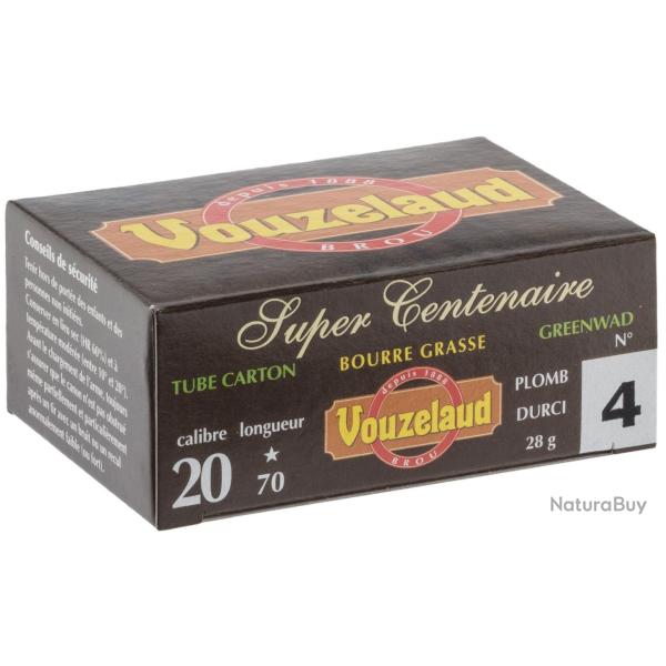 Cartouches Vouzelaud Super Centenaire Cal. 20 70