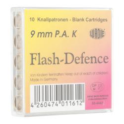 Bo&icirc;te de 10 cartouches 9 mm PAK &agrave; blanc