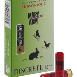 Cartouches Mary Arms subsoniques Cal. 12mm Mary Arm Subso 12mm p7.5 Bte 10