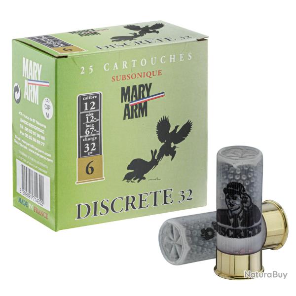 Cartouches Mary Arm subsoniques Cal. 12 67 Mary Arm Subso 12 67 p8 Bte 25