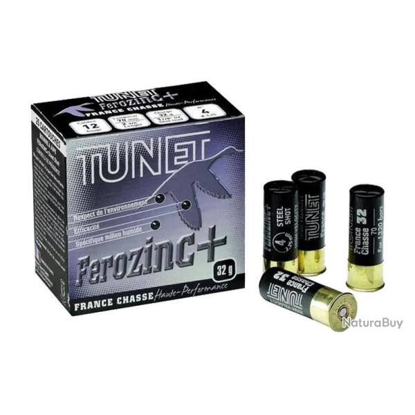 Cartouches de chasse TUNET Ferro-Zinc calibre 12/70 32 Hautes Performances - TUNET, ACIER FR.CHASSE 
