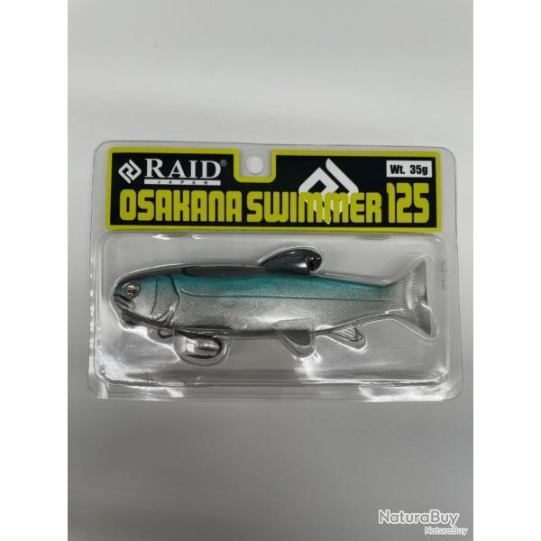 Leurre souple Raid Japan osakana swimmer 125 ice back
