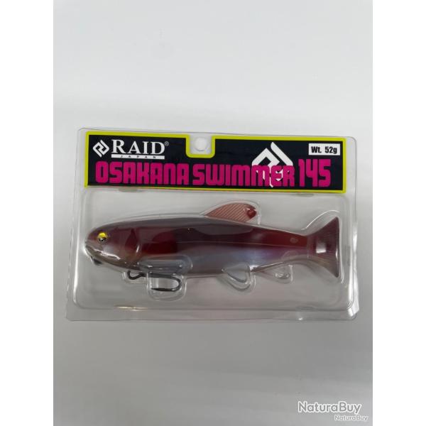Leurre souple Raid Japan osakana swimmer 145 Pearl wakasagi