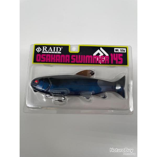 Leurre souple Raid Japan osakana swimmer 145 shikkoku shad