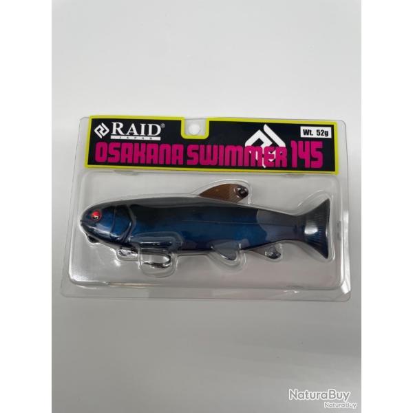Leurre souple Raid Japan osakana swimmer 145 shikkoku shad