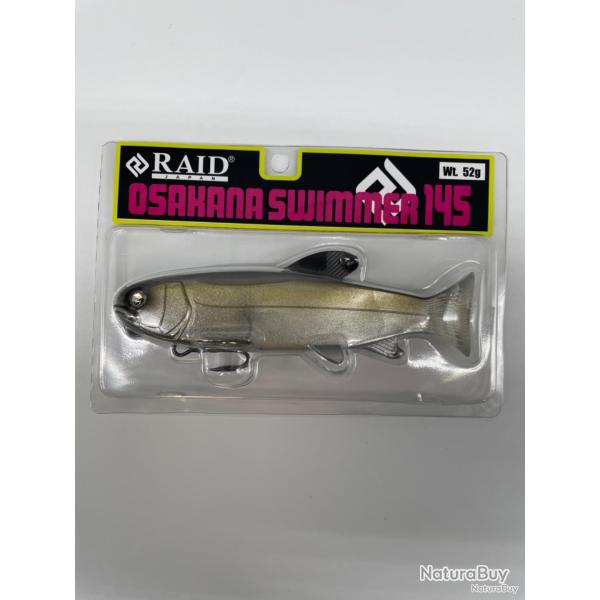 Leurre souple Raid Japan osakana swimmer 145 the bait