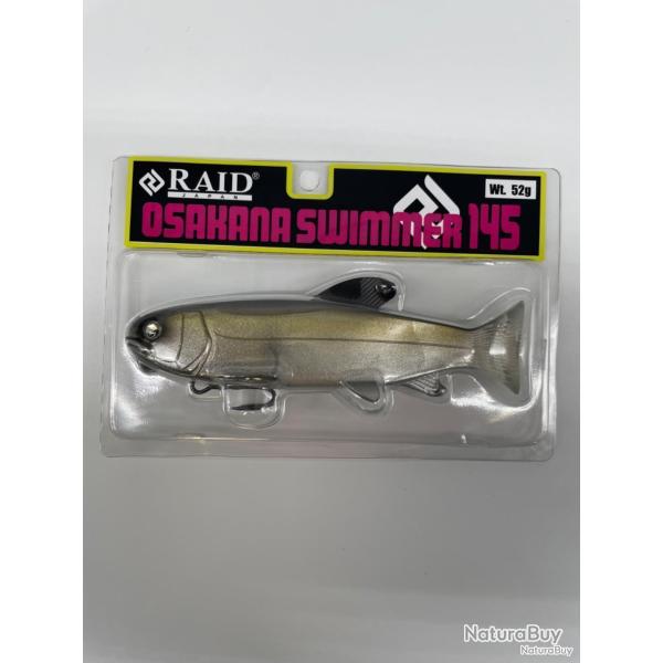 Leurre souple Raid Japan osakana swimmer 145 the bait