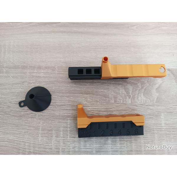 Lots de 2x 6 Dosettes rapides de semoule, grammage au choix avec bec verseur et entonnoir