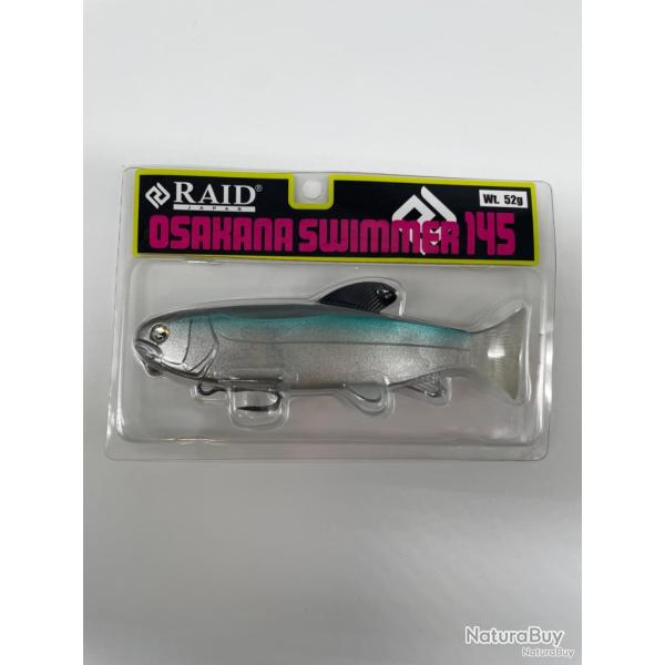 Leurre souple Raid Japan osakana swimmer 145 ice back