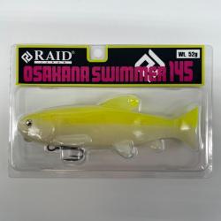 Leurre souple Raid Japan osakana swimmer 145 pearl chart
