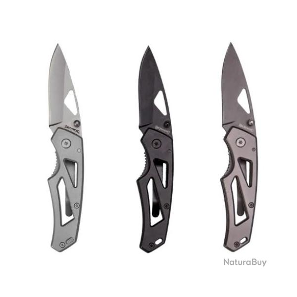 Couteau BROWNING pack 3 alpha folding lame 6cm