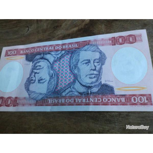 billet banco brasil 100 cruzeiros  / A 7836005140 A